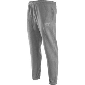 Umbro Fleece Jogger Pants Grey Marl / White XL Men Umbro Fleece Jogger Pants Grey Marl / White XL Men