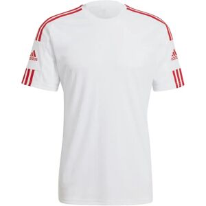Adidas Squadra 21 Short Sleeve T-shirt White / Team Power Red XL Men Adidas Squadra 21 Short Sleeve T-shirt White / Team Power Red XL Men