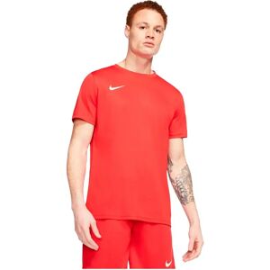 Nike Dri Fit Park 7 Jby Short Sleeve T-shirt University Red / White L Men Nike Dri Fit Park 7 Jby Short Sleeve T-shirt University Red / White L Men