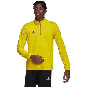 Adidas Entrada 22 Training Sweatshirt Team Yellow / Black XL Men Adidas Entrada 22 Training Sweatshirt Team Yellow / Black XL Men