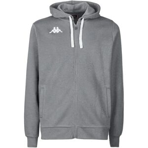Kappa Banto Full Zip Sweatshirt Grey Melange 3XL Men Kappa Banto Full Zip Sweatshirt Grey Melange 3XL Men