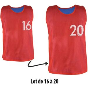 Sporti France 063236-34950 Numbered Reversible Training Bib 5 Units Red / Blue XS male Sporti France 063236-34950 Numbered Reversible Training Bib 5 Units Red / Blue XS male