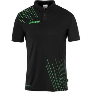 Uhlsport Score 26 Poly Short Sleeve Polo Black / Fluo Green 3XL Men Uhlsport Score 26 Poly Short Sleeve Polo Black / Fluo Green 3XL Men
