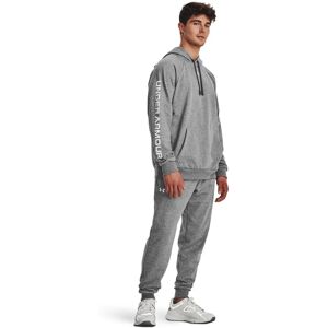 Under Armour Rival Fleece Tracksuit Castlerock Light Heather 025 / White 100 2XL Men Under Armour Rival Fleece Tracksuit Castlerock Light Heather 025 / White 100 2XL Men