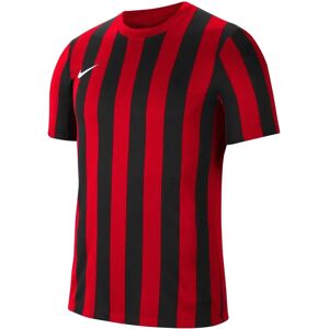 Nike Dri Fit Division 4 Striped Short Sleeve T-shirt University Red / Black / White S Men Nike Dri Fit Division 4 Striped Short Sleeve T-shirt University Red / Black / White S Men