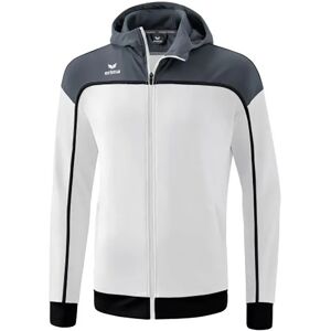 Erima Change Full Zip Sweatshirt White / Slate Grey / Black 2XL Men Erima Change Full Zip Sweatshirt White / Slate Grey / Black 2XL Men