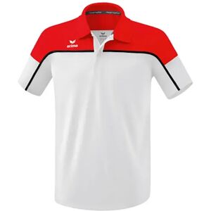 Erima Change Short Sleeve Polo White / Red / Black 3XL Men Erima Change Short Sleeve Polo White / Red / Black 3XL Men