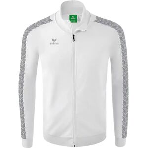 Erima Essential Team Track Top Full Zip Sweatshirt White / Monument Grey XL Men Erima Essential Team Track Top Full Zip Sweatshirt White / Monument Grey XL Men