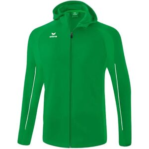 Erima Liga Star Training Full Zip Sweatshirt Emerald / White M Men Erima Liga Star Training Full Zip Sweatshirt Emerald / White M Men