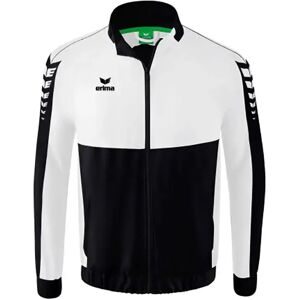 Erima Six Wings Presentation Full Zip Sweatshirt Black / White L Men Erima Six Wings Presentation Full Zip Sweatshirt Black / White L Men