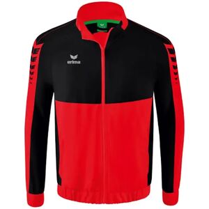 Erima Six Wings Presentation Full Zip Sweatshirt Red / Black XL Men Erima Six Wings Presentation Full Zip Sweatshirt Red / Black XL Men