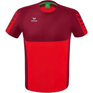 Erima Six Wings Short Sleeve T-shirt Red / Bordeaux 3XL Men Erima Six Wings Short Sleeve T-shirt Red / Bordeaux 3XL Men