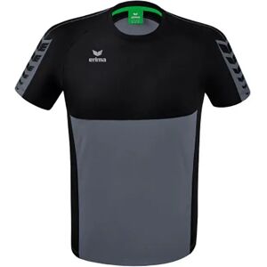 Erima Six Wings Short Sleeve T-shirt Slate Grey / Black 2XL Men Erima Six Wings Short Sleeve T-shirt Slate Grey / Black 2XL Men