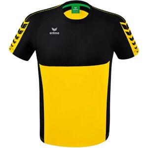 Erima Six Wings Short Sleeve T-shirt Yellow / Black XL Men Erima Six Wings Short Sleeve T-shirt Yellow / Black XL Men