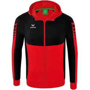 Erima Six Wings Training Full Zip Sweatshirt Red / Black 2XL Men Erima Six Wings Training Full Zip Sweatshirt Red / Black 2XL Men