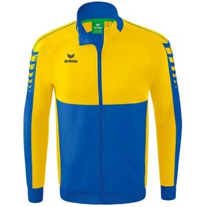 Erima Six Wings Worker Full Zip Sweatshirt New Royal / Yellow XL Men Erima Six Wings Worker Full Zip Sweatshirt New Royal / Yellow XL Men