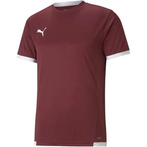 Puma 704917 Short Sleeve T-shirt Cordovan / Puma White S Men Puma 704917 Short Sleeve T-shirt Cordovan / Puma White S Men