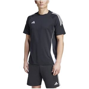 Adidas Tiro24 Sweat Short Sleeve T-shirt Black / White XL Men Adidas Tiro24 Sweat Short Sleeve T-shirt Black / White XL Men