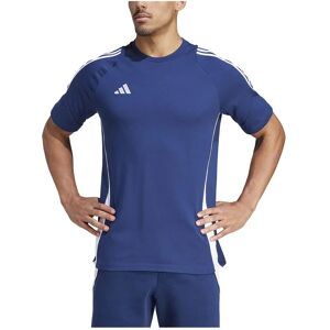 Adidas Tiro24 Sweat Short Sleeve T-shirt Team Navy Blue 2 / White XL Men Adidas Tiro24 Sweat Short Sleeve T-shirt Team Navy Blue 2 / White XL Men