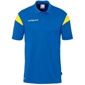 Uhlsport Squad 27 Short Sleeve Polo Blue / Lime Yellow L Men Uhlsport Squad 27 Short Sleeve Polo Blue / Lime Yellow L Men