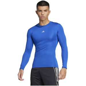 Adidas Techfit Long Sleeve T-shirt Team Royal Blue M Men Adidas Techfit Long Sleeve T-shirt Team Royal Blue M Men
