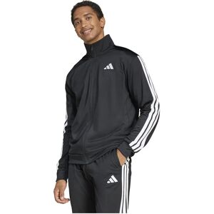 Adidas 3 Stripes Tricot Regular Tracksuit Jacket Black XL Men Adidas 3 Stripes Tricot Regular Tracksuit Jacket Black XL Men