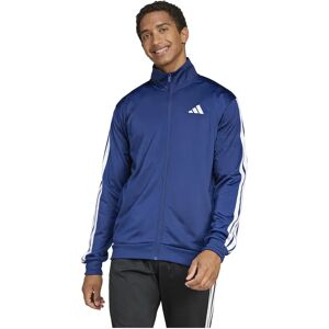 Adidas 3 Stripes Tricot Regular Tracksuit Jacket Dark Blue L Men Adidas 3 Stripes Tricot Regular Tracksuit Jacket Dark Blue L Men
