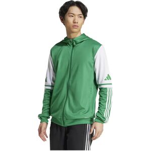Adidas Squadra 25 Full Zip Sweatshirt Team Green / White S Men Adidas Squadra 25 Full Zip Sweatshirt Team Green / White S Men