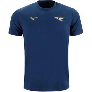 Mizuno Lazio 125th Short Sleeve T-shirt Navy S Men Mizuno Lazio 125th Short Sleeve T-shirt Navy S Men