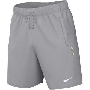 Nike Dri-fit Si Flc 8 Shorts Wolf Grey / White M Men Nike Dri-fit Si Flc 8 Shorts Wolf Grey / White M Men