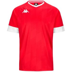 Kappa Fosco Short Sleeve T-shirt Red / White 4XL Men Kappa Fosco Short Sleeve T-shirt Red / White 4XL Men