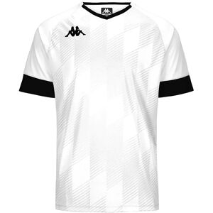 Kappa Fosco Short Sleeve T-shirt White / Black 4XL Men Kappa Fosco Short Sleeve T-shirt White / Black 4XL Men