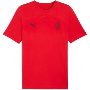 Puma Ac Milan Football Essentials Short Sleeve T-shirt For All Time Red / PUMA Black XS Men Puma Ac Milan Football Essentials Short Sleeve T-shirt For All Time Red / PUMA Black XS Men