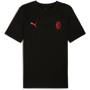 Puma Ac Milan Football Essentials Short Sleeve T-shirt PUMA Black / For All Time Red XS Men Puma Ac Milan Football Essentials Short Sleeve T-shirt PUMA Black / For All Time Red XS Men