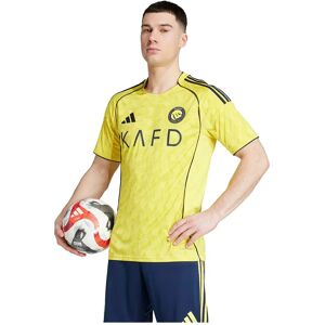 Adidas Al Nassr Fc 25/26 Slim Home Short Sleeve T-shirt Impact Yellow / Night Indigo L Men Adidas Al Nassr Fc 25/26 Slim Home Short Sleeve T-shirt Impact Yellow / Night Indigo L Men