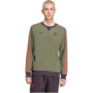 Adidas Fc Bayern Terrace Icons Sweatshirt Base Green L Men Adidas Fc Bayern Terrace Icons Sweatshirt Base Green L Men