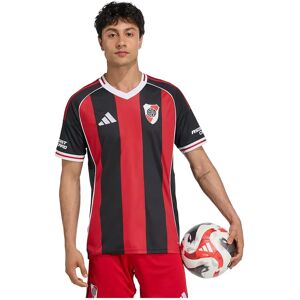 Adidas River Plate 25/26 Away Short Sleeve T-shirt Black / Team Power Red 2 XL Men Adidas River Plate 25/26 Away Short Sleeve T-shirt Black / Team Power Red 2 XL Men