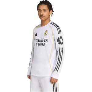 Adidas Real Madrid 25/26 Authentic Home Long Sleeve T-shirt White 2XL Men Adidas Real Madrid 25/26 Authentic Home Long Sleeve T-shirt White 2XL Men