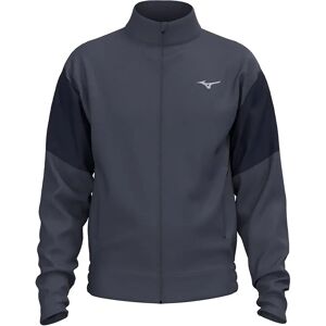 Mizuno Athletics Tracksuit Jacket Odyssey Gray / Baritone blue L Men Mizuno Athletics Tracksuit Jacket Odyssey Gray / Baritone blue L Men