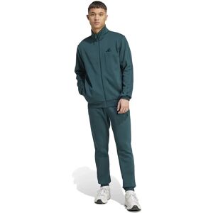 Adidas Sportswear Basic 3 Stripes Fleece Tracksuit Aurora Ivy L Men Adidas Sportswear Basic 3 Stripes Fleece Tracksuit Aurora Ivy L Men
