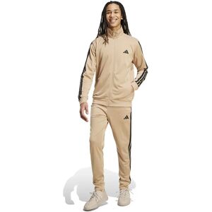 Adidas Sportswear Basic 3 Stripes Tricot Tracksuit Warm Sandstone S Men Adidas Sportswear Basic 3 Stripes Tricot Tracksuit Warm Sandstone S Men