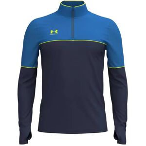 Under Armour Challenger Training Half Zip Sweatshirt Blue / High Vis Yellow S Men Under Armour Challenger Training Half Zip Sweatshirt Blue / High Vis Yellow S Men
