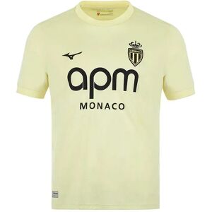 Mizuno As Monaco 25/26 Third Short Sleeve T-shirt Wax Yellow XL Men Mizuno As Monaco 25/26 Third Short Sleeve T-shirt Wax Yellow XL Men