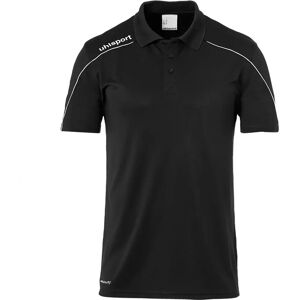 Uhlsport Stream 22 Short Sleeve Polo Black / White S Men Uhlsport Stream 22 Short Sleeve Polo Black / White S Men
