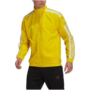 Adidas Squadra 21 Presentation Jacket Team Yellow / White XS Men Adidas Squadra 21 Presentation Jacket Team Yellow / White XS Men