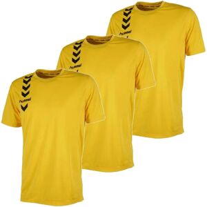 Hummel Pk5056 Short Sleeve T-shirt 3 Units Yellow L Men Hummel Pk5056 Short Sleeve T-shirt 3 Units Yellow L Men