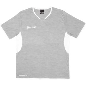 Spalding Shooting Short Sleeve T-shirt Grey Melange / White 140 cm Boys,Girls Spalding Shooting Short Sleeve T-shirt Grey Melange / White 140 cm Boys,Girls