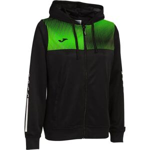 Joma Full Zip Sweatshirt Black / Fluor Green L Women Joma Full Zip Sweatshirt Black / Fluor Green L Women