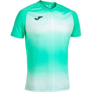 Joma Tiger V Short Sleeve T-shirt Green / White 5-6 Years Boys Joma Tiger V Short Sleeve T-shirt Green / White 5-6 Years Boys