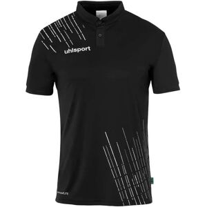 Uhlsport Score 26 Poly Short Sleeve Polo Black / White 4XL Men Uhlsport Score 26 Poly Short Sleeve Polo Black / White 4XL Men